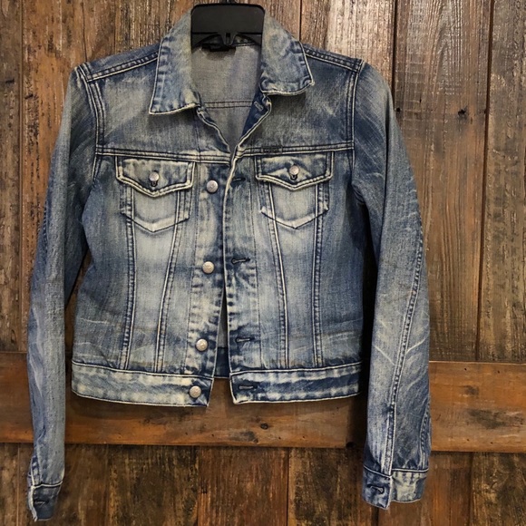 Diesel Jackets & Blazers - Diesel, S, Faded, Distressed, Blue, Jean, Jacket